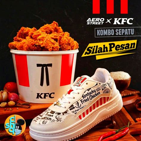 SEPATU AEROSTREET X KFC ORIGINAL Size 43 Fesyen Pria Sepatu