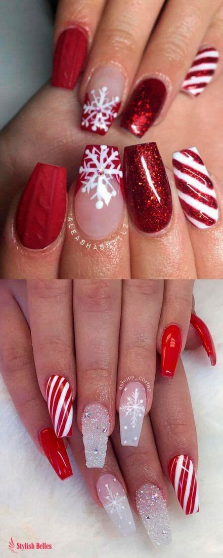 50 Festive Christmas Nails Youll Actually Want To Wear Red