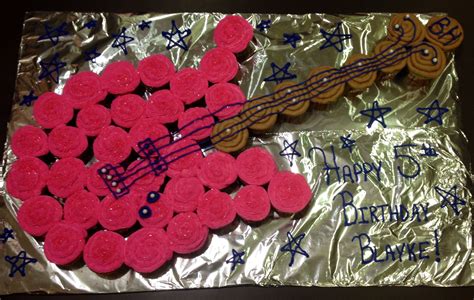 Guitar Cupcakes 4 2014 Guitar Cupcakes Cake Cupcakes