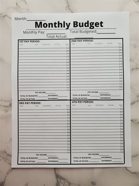 Monthly Budget Worksheet Dave Ramsey Worksheets Library