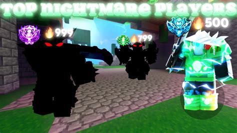 SO I CARRIED TOP NIGHTMARE PLAYERS IN RANKED Roblox BedWars