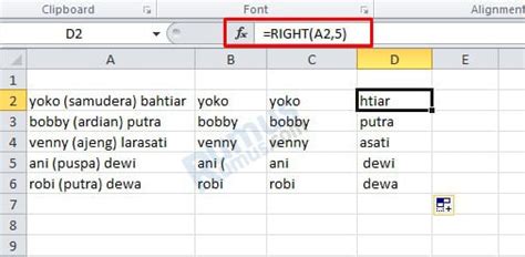 Cara Menghilangkan Karakter Di Excel Rumus Fungsi Penjelasan