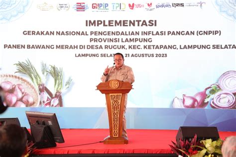 Implementasi Gerakan Nasional Pengendalian Inflasi Pangan Gubernur