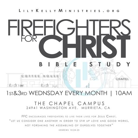 Firefighters For Christ Bible Study | The Chapel Campus - Lily Kelly