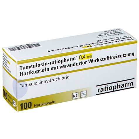 Tamsulosin Ratiopharm Mg St Mit Dem E Rezept Kaufen Shop