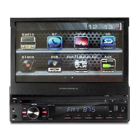 Dvd Player Automotivo Powerpack Dvtf Tv Sd Usb No Paraguai