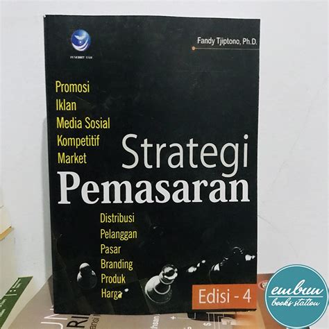 Jual Strategi Pemasaran Edisi Fandy Tjiptono Shopee Indonesia