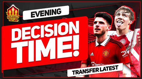 Rice Decision Time! Holjund Price Set! Man Utd News - YouTube