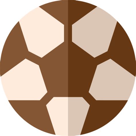 Soccer Ball Basic Straight Flat Icon