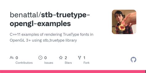 GitHub - benattal/stb-truetype-opengl-examples: C++11 examples of rendering TrueType fonts in ...