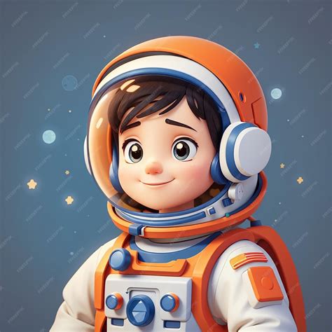 Premium Photo Cute Astronaut Confused Thinking Cartoon Vector Icon