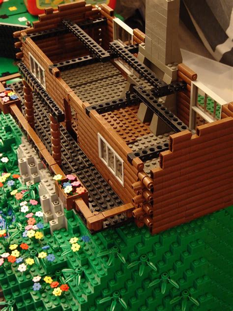 Lego Log Cabins Lego Log Cabin Cabin