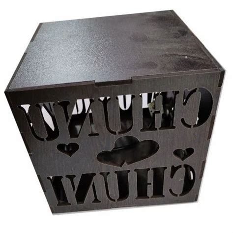 dark brown mdf wooden shadow box  decoration size xinchlxw