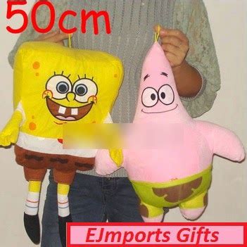 EJMPORTS BRASIL Brinquedo Bob Esponja Calça Quadrada e Patrick Rosa