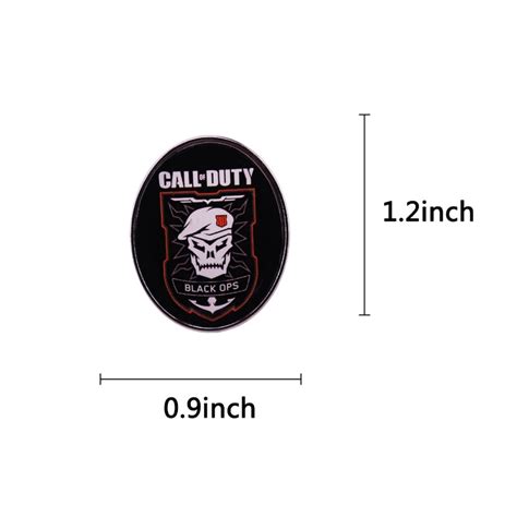 Call Of Duty Black Ops 20 Enamel Pin Distinct Pins