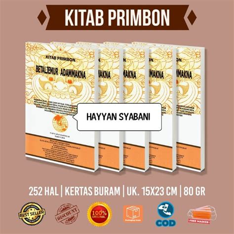 Jual Kitab Primbon Buku Primbon Betaljemur Adammakna Shopee Indonesia