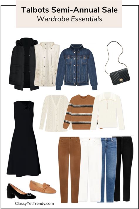 Favorite Wardrobe Essentials In The Talbots Semi Annual Red Door Sale