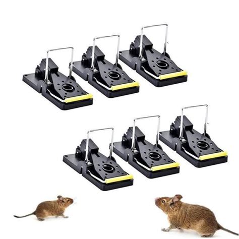 PIEGE POUR NUISIBLE CAGE POUR NUISIBLE Piège à Souris 6 PCS