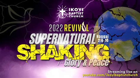 Revival Day 1 Evening Session Ikoyi Baptist Church