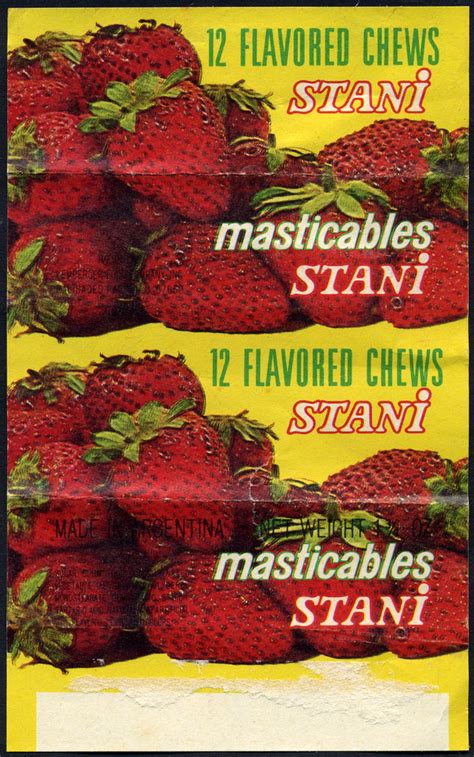 Argentina Masticables Stani Fruit Chews Candy Wrapper Flickr
