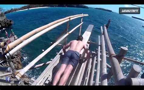 Cliff Jumping At Magic Island Boracay Youtube