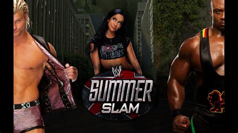 SummerSlam Dolph Ziggler Kaitlyn Vs AJ Lee Big E Langston YouTube