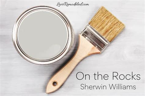 On The Rocks Paint Color Review By Sherwin Williams Love Remodeled