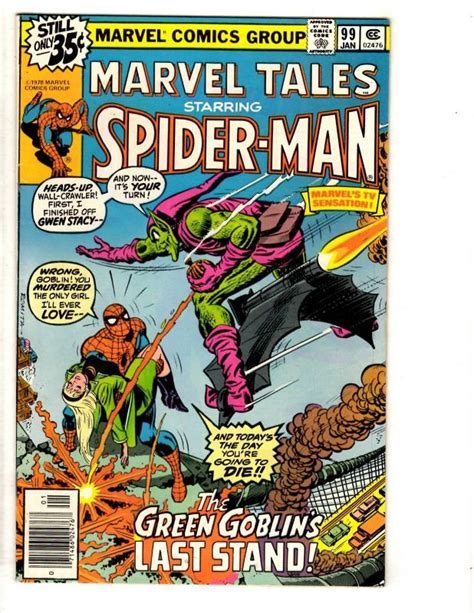 Marvel Tales Vf Comic Book Amazing Spider Man Reprint Goblin