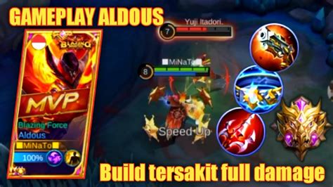 GAMEPLAY ALDOUS BUILD TERSAKIT FULL DAMAGE2023 ALDOUS OFFLANER 500