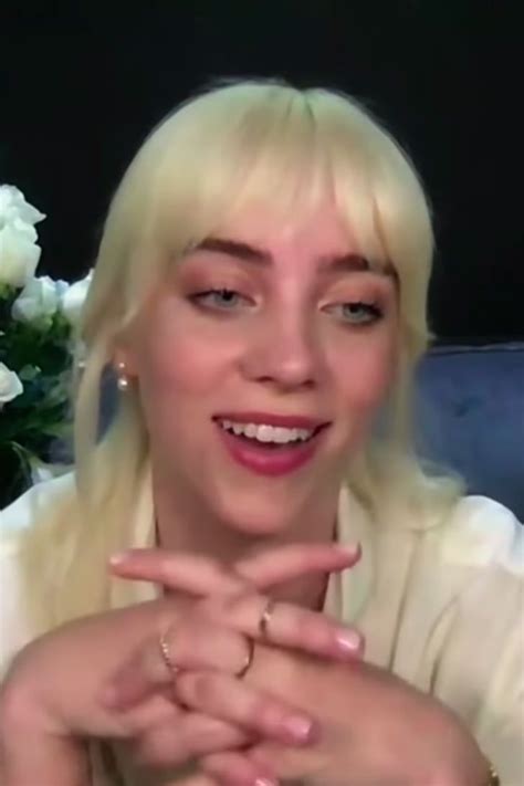 Billie Eilish Admits To Wearing A Halloween Costume Wig Billie Eilish