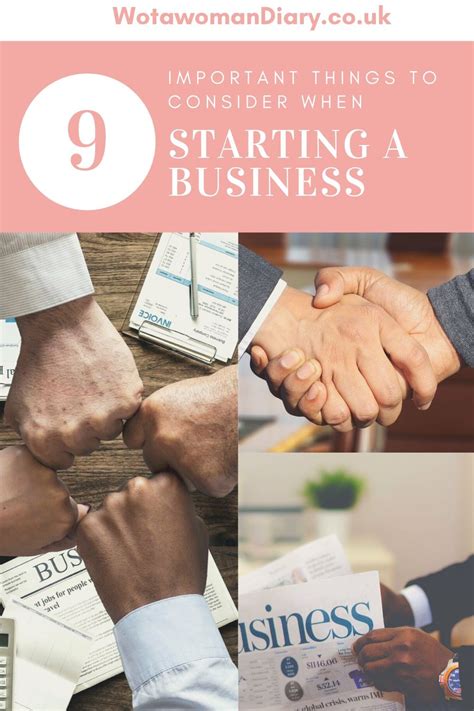 9 Important Things To Consider When Starting A Business Business