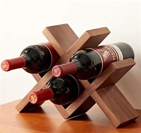 Amazon Jotboom Wine Racks Countertop Acacia Bottle Wine Rack