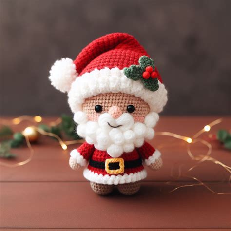 Cute Crochet Santa Claus Amigurumi Free Pattern Amigurumi