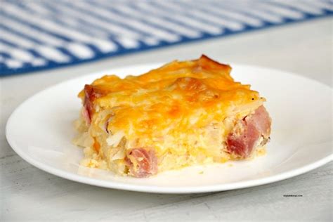 Breakfast Casserole With Hash Browns And Ham My Turn For Us