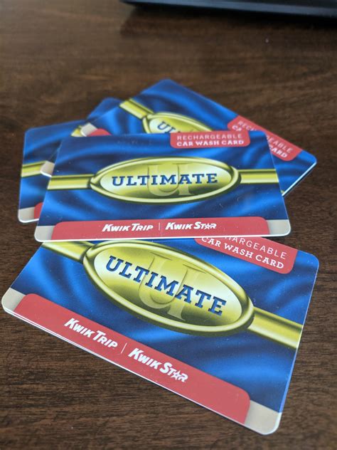 kwik trip car wash card 10