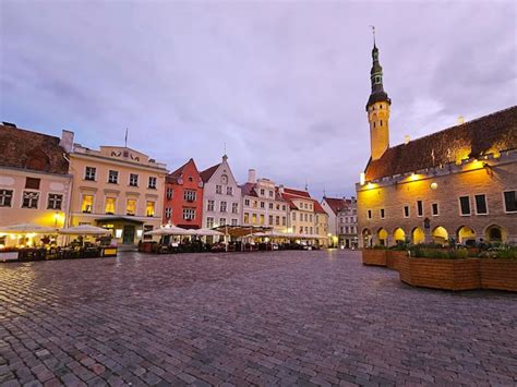 Premium Photo Tallinn Town Hall Square Raekoja Plats Estonia