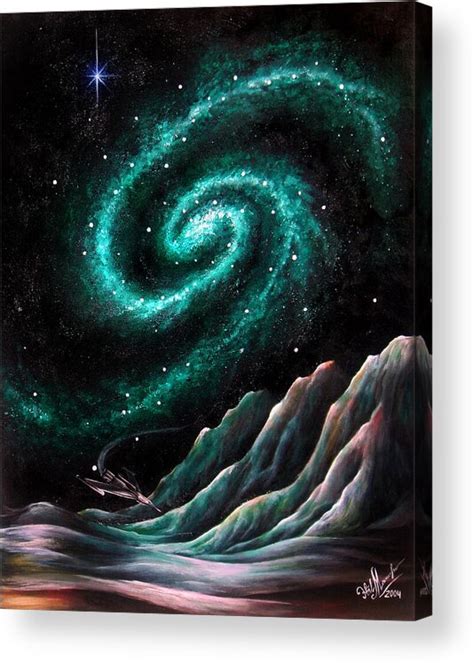 Acrylic Art Collectibles Space Acrylic Paintings Etna Pe