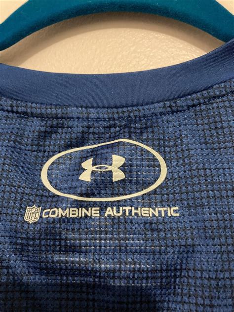 Mens Under Armour Nfl Indianapolis Colts Combine Authentic Blue Shirt Small Ebay