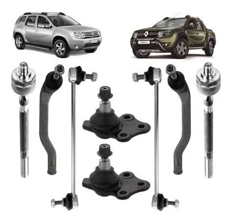 Kit Pivô Terminal Axial Bieleta Duster Oroch Captur Todas