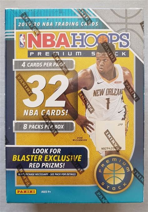 Panini Hoops Premium Stock 2019 20 NBA Basketball Blaster Box Günst