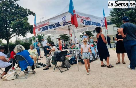 La caravane départementale de lUnion populaire fait étape à Vic en