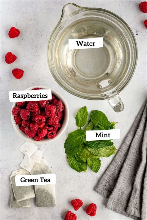 Raspberry Mint Iced Green Tea