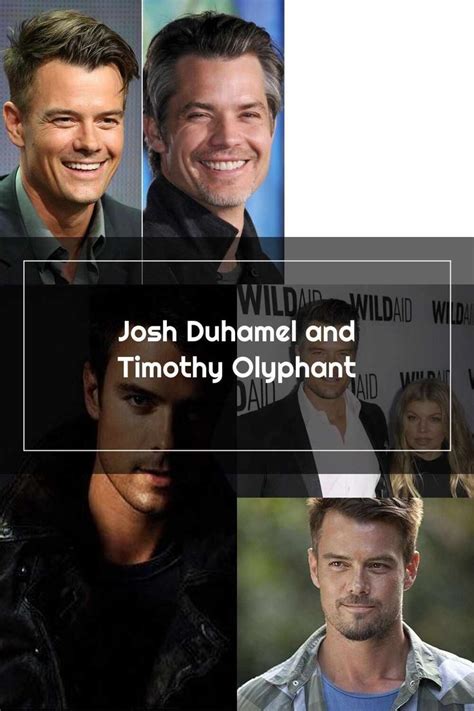 Josh Duhamel Josh Duhamel and Timothy Olyphant | Josh duhamel, Timothy olyphant, Olyphant