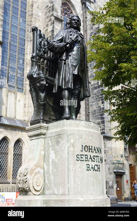 Statue German Composer Sebastian Bach Hi Res Stock Photography And