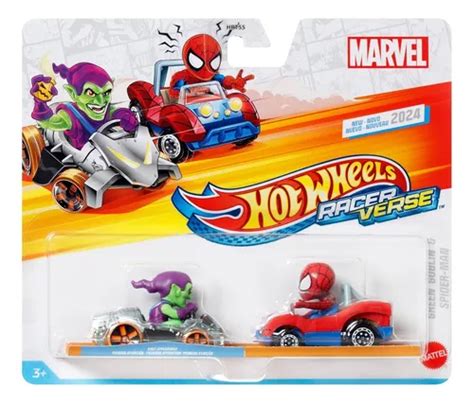 Hot Wheels Racerverse Pack Spider man Y El Duende Verde Envío gratis