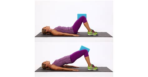 Bridge With Block Best Butt Exercise On The Floor POPSUGAR Fitness