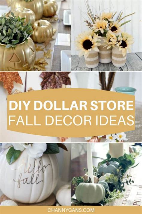 Easy Dollar Store Fall Decor Ideas