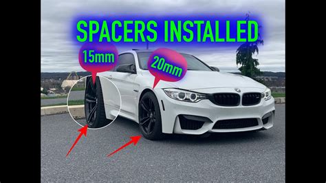 Installing Wheel Spacers On My Bmw M F Youtube