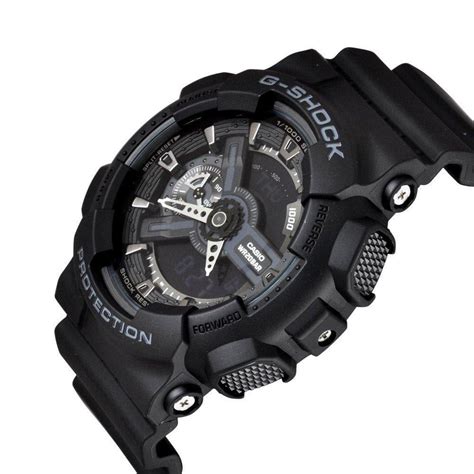 Casio G Shock Black Stealth Series Analog Digital All Black Watch Ga110