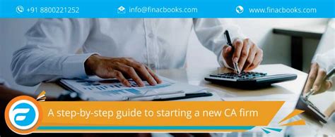 A Step By Step Guide To Starting A New CA Firm FinacBooks